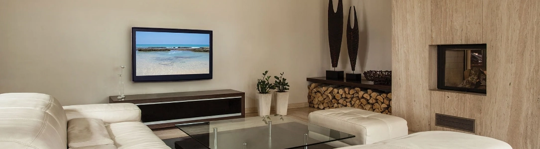 Flache Monitorhalterung Wand - für 50-64 Zoll Bildschirme