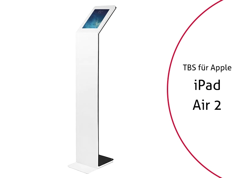 TabLines TBS033 Design Tablet Bodenständer Hochformat Apple iPad Air 2, weiß/schwarz TabLines TBS033 Design Tablet Bodenständer Hochformat Apple iPad Air 2, weiß/schwarz