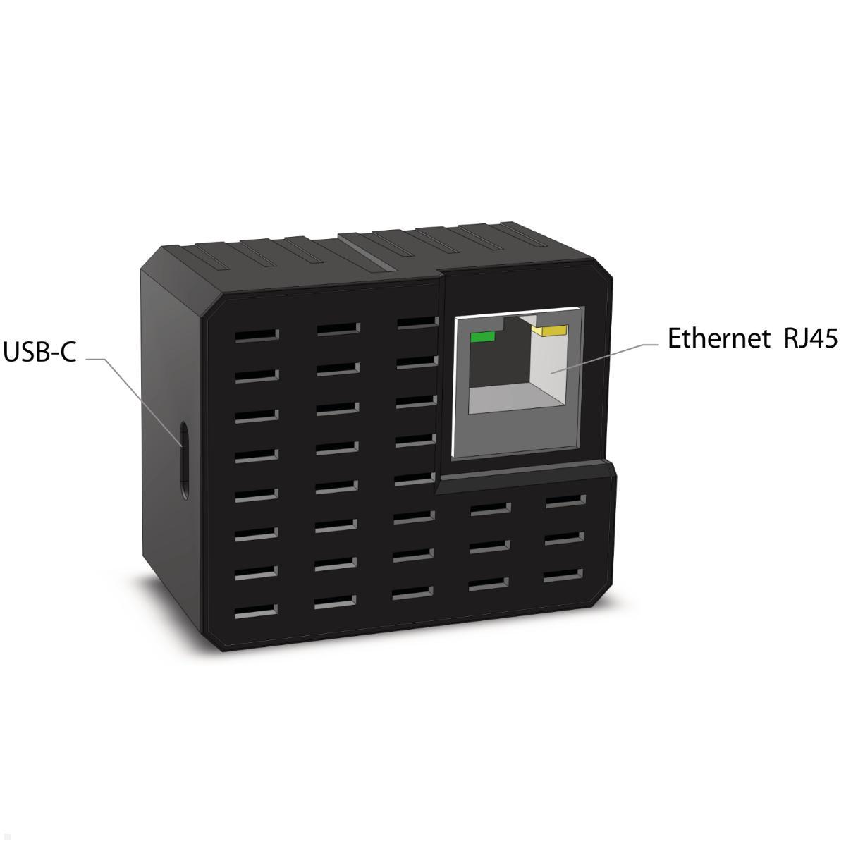 smart things sCharge PoE Gbit USB-C Netzteil mit Gigabit LAN (s38 C), Smart Home Steuerungsterminal