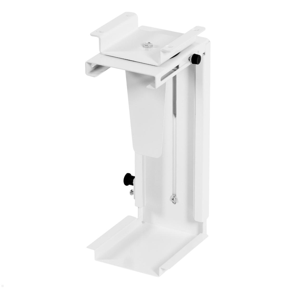 TecLines TPH001W PC Halterung drehbar Untertisch 70-203 mm, weiß