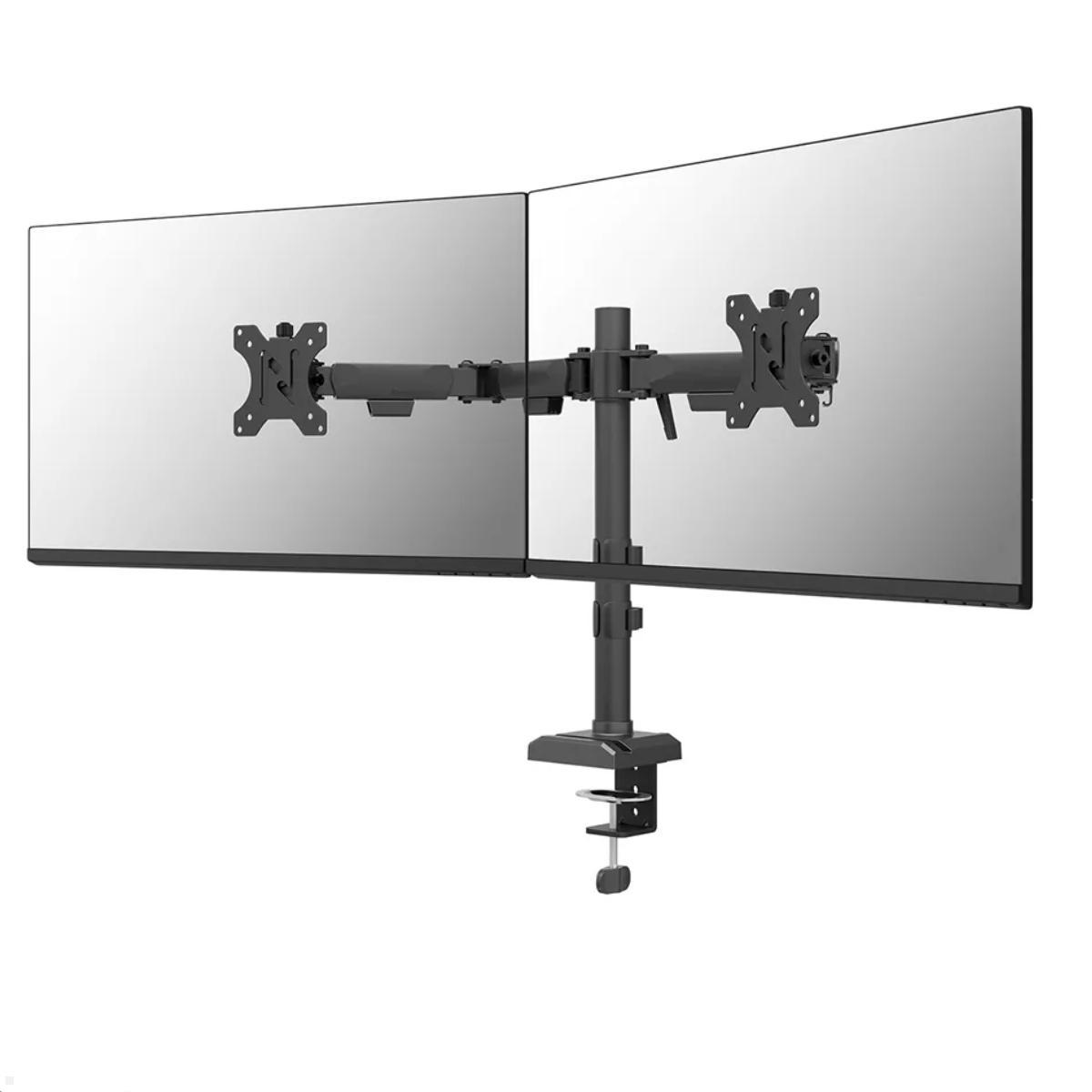 Neomounts NERO DS60-600BL2 Monitorhalter für 2 Monitore, schwarz