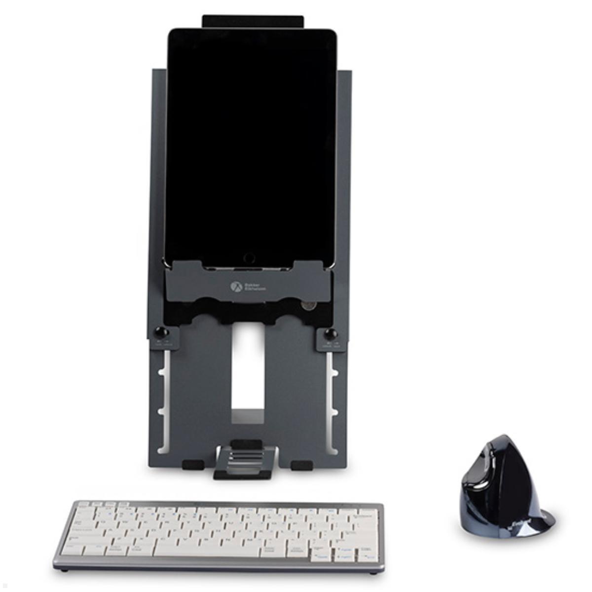 BakkerElkhuizen Laptopständer / Tabletständer Ergo-Q Hybrid Pro (BNEQHPDG) schlankes Design BakkerElkhuizen Laptopständer / Tabletständer Ergo-Q Hybrid Pro (BNEQHPDG) schlankes Design