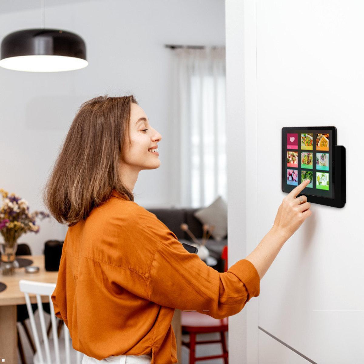 TabLines TWP024B Wandhalterung für Apple iPad Mini 4/5, schwarz, Anwendung Küche TabLines TWP024B Wandhalterung für Apple iPad Mini 4/5, schwarz, Anwendung Küche