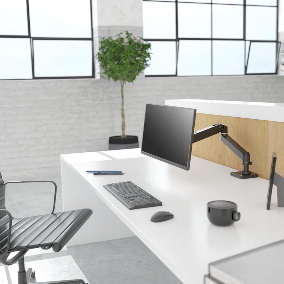 Ergotron LX Pro Monitor Tischhalterung schwenkbar bis 34", schwarz (45-682-292) Anwendungsbeispiel