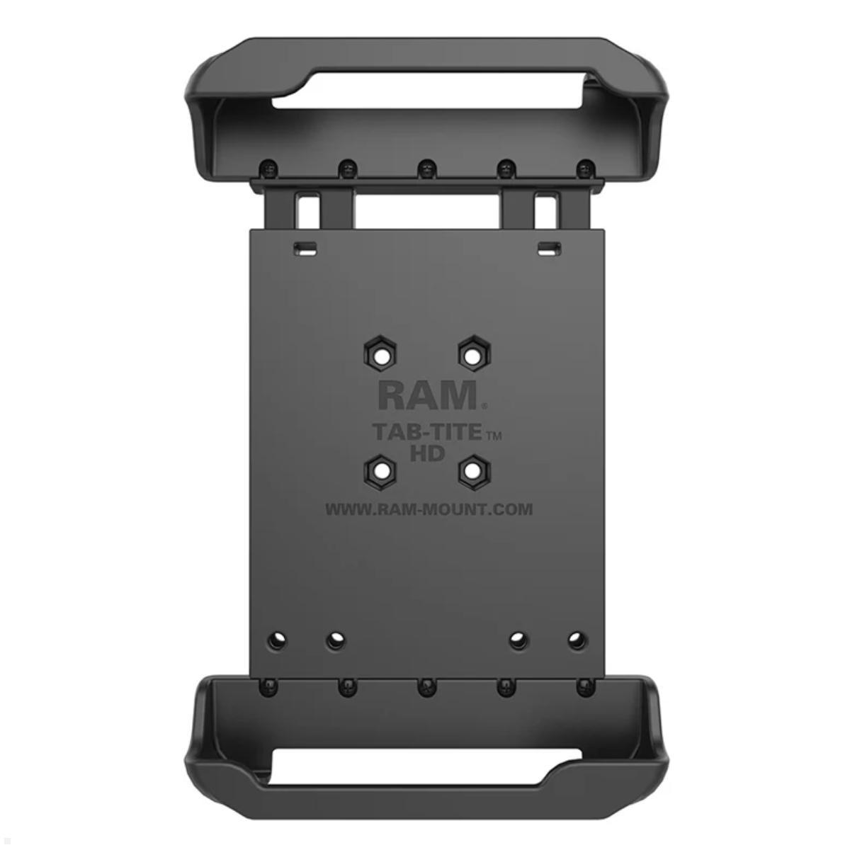 RAM Mounts Tab-Tite Universal Tablet-Halteschale für 7-8 Zoll Tablets in Schutzhüllen (RAM-HOL-TAB23U), Frontalansicht