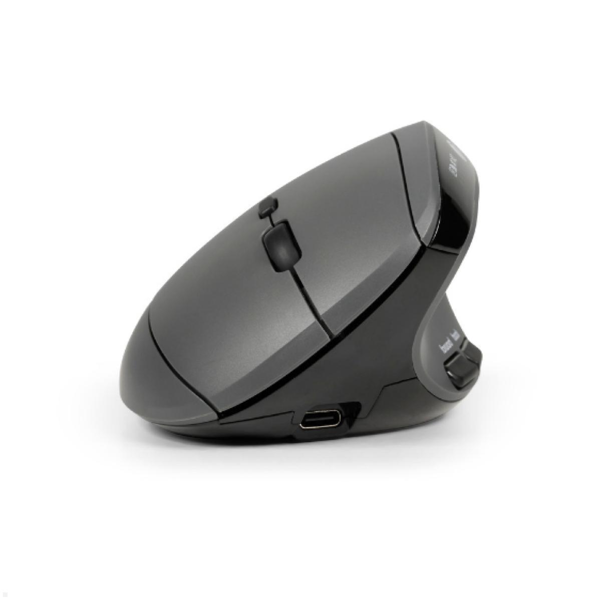 BakkerElkhuizen Ergonomische Maus MidWay 3-Mode Vertical Mouse Rechtshänder (BNEMW3MVMR)