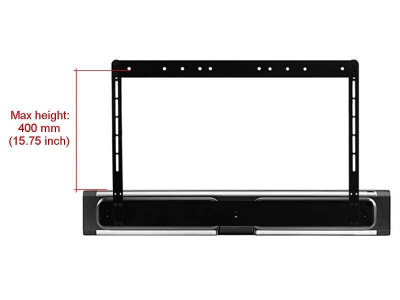 Cavus Sonos Playbar Halterung, schwarz Maße