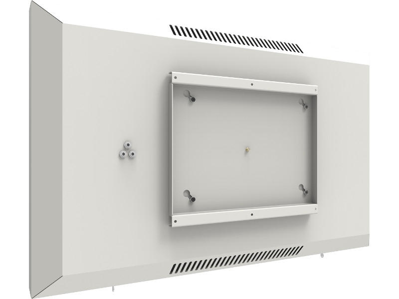 SmartMetals Indoor Gehäuse Wandhalter für Display 65 Zoll Querformat back