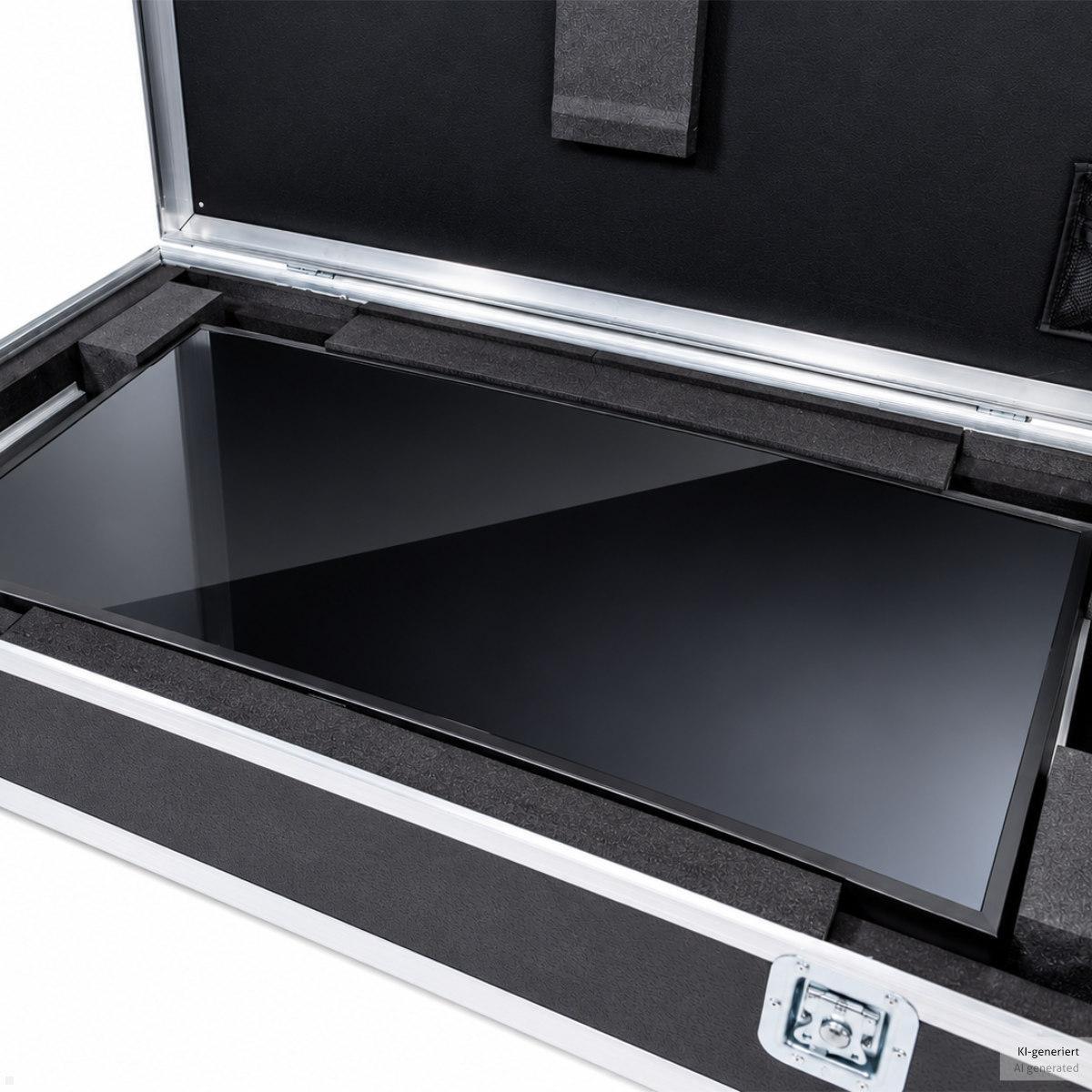 MonLines MTK065B Display Transportkoffer 65 Zoll, Bildschirm Koffer mit Rollen