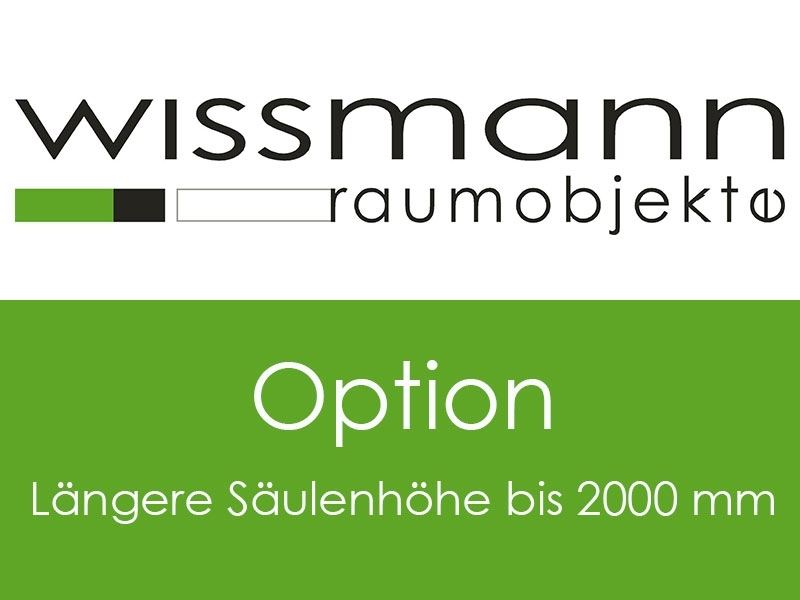 Wissmann Option Gesamthöhe länger (bis 200cm) für art123 Wissmann Option Gesamthöhe länger (bis 200cm) für art123