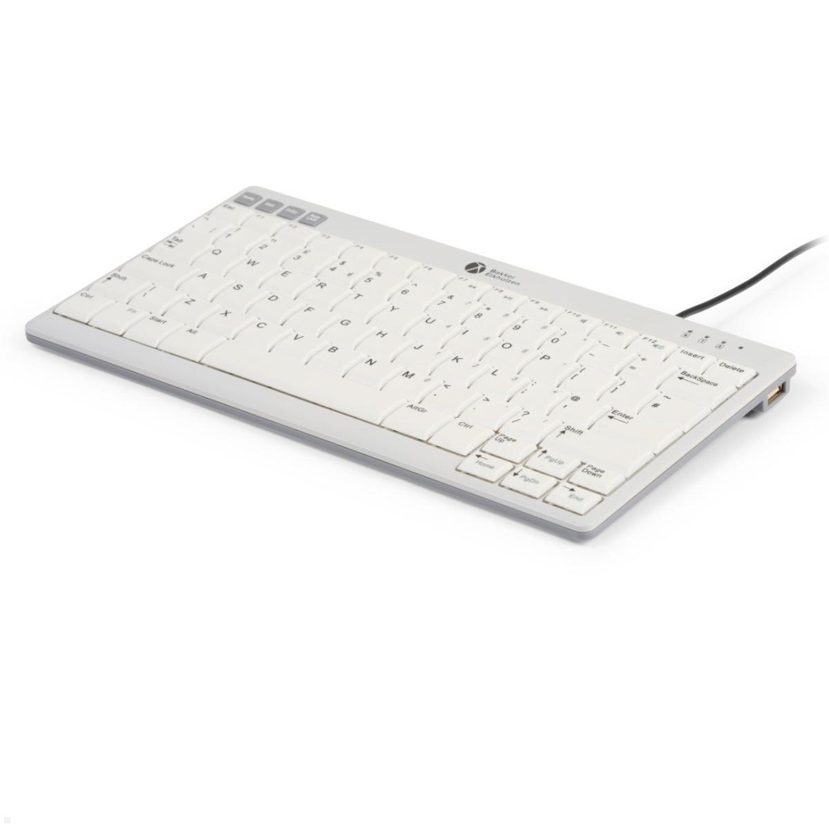 BakkerElkhuizen kompakte Tastatur UltraBoard 950 V2, seitliche Ansicht BakkerElkhuizen kompakte Tastatur UltraBoard 950 V2, seitliche Ansicht