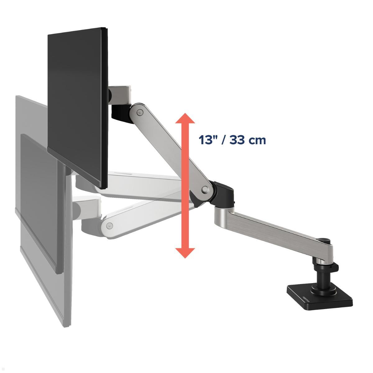 Ergotron LX Pro Monitor Tischhalterung schwenkbar bis 34 Zoll, Aluminium (45-682-026), VESA Monitorhalterung