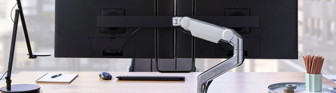 Monitorhalterung für 2 Monitore 10-36 Zoll, Tischhalterung Monitorhalterung für 2 Monitore 10-36 Zoll, Tischhalterung