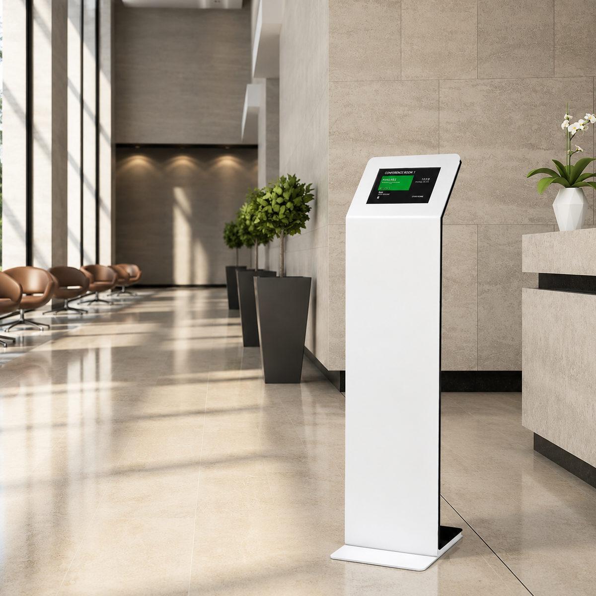 TabLines TBS172 Design Tabletständer quer mit Akku Samsung Tab S12+ 12.6, Seitenansicht Design Stele