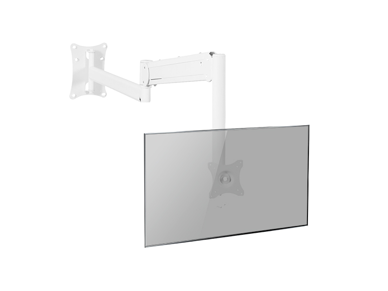 Edbak Praxis Monitor Schwenkarm Wandhalterung, weiß (MSA02W-B), schwenkbar