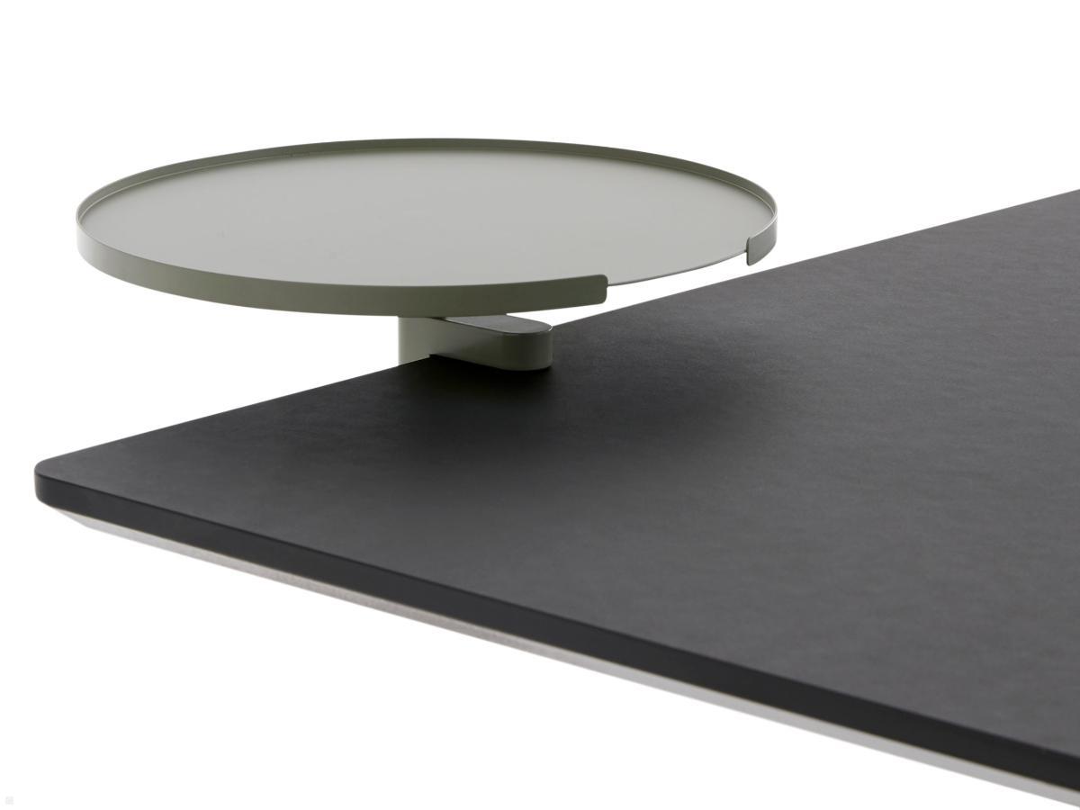 APTO Round Table Ablageboard 28cm Durchmesser mit Tischklemme, olivgrün APTO Round Table Ablageboard 28cm Durchmesser mit Tischklemme, olivgrün