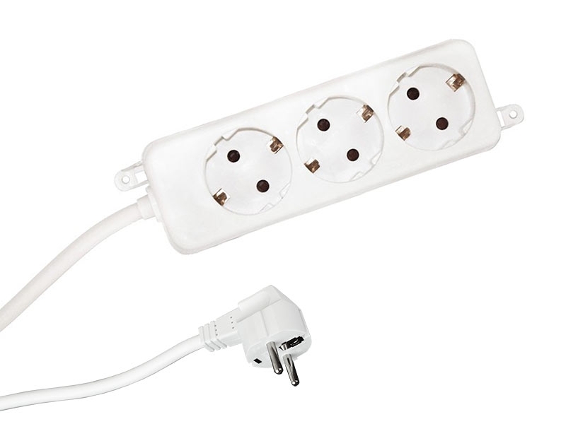 Bachmann SELLY 3-fach Steckdosenleiste mit 1,5m Zuleitung, weiß 387.274S Bachmann SELLY 3-fach Steckdosenleiste mit 1,5m Zuleitung, weiß 387.274S