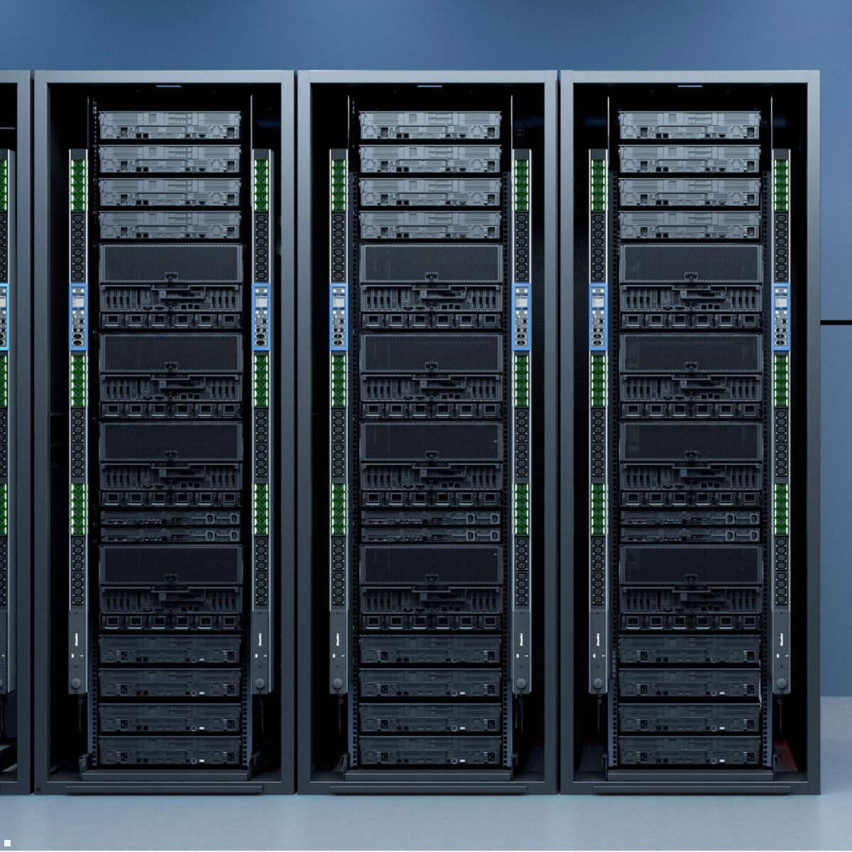 Bachmann BN PRO Metered – 16A Rack PDU mit 18xC13 / 3xC19 & Display, 3,0m CEE 16A/5p (BM0015599) Anschlüsse