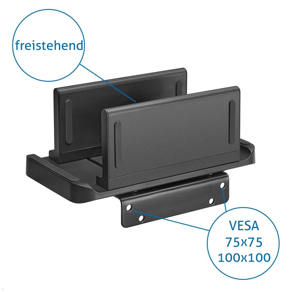 TecLines TPH003B Thin Client / Mini PC Halterung für VESA, schwarz TecLines TPH003B Thin Client / Mini PC Halterung für VESA, schwarz
