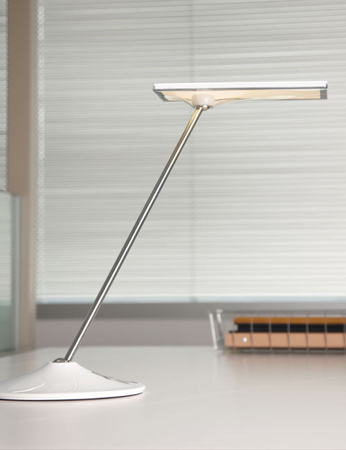 Humanscale Horizon LED Schreibtischleuchte HNBUW weiß