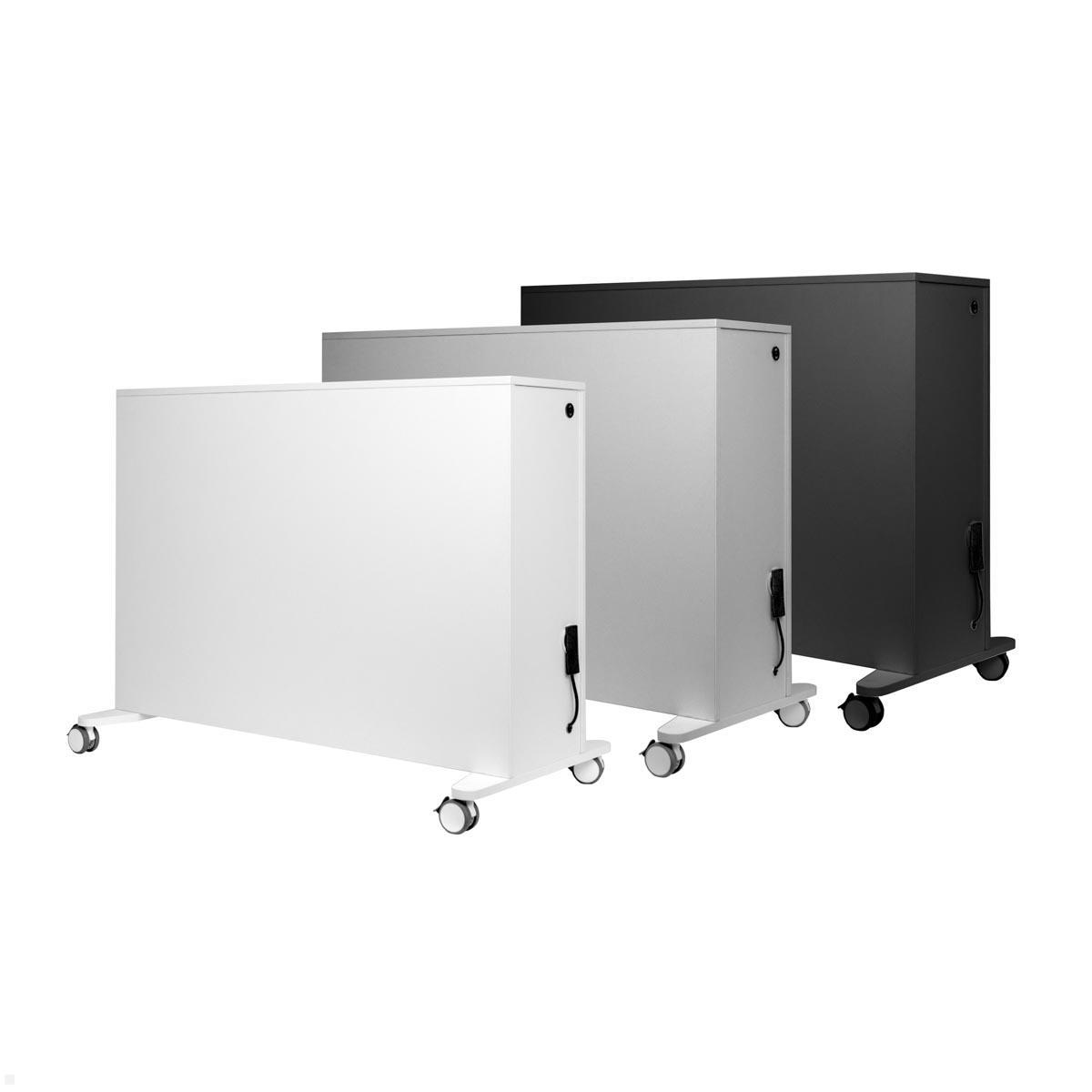 MonLines SIDEB65W mobiles TV Sideboard mit Lift bis 65 Zoll, weiß Farbvariationen MonLines SIDEB65W mobiles TV Sideboard mit Lift bis 65 Zoll, weiß Farbvariationen