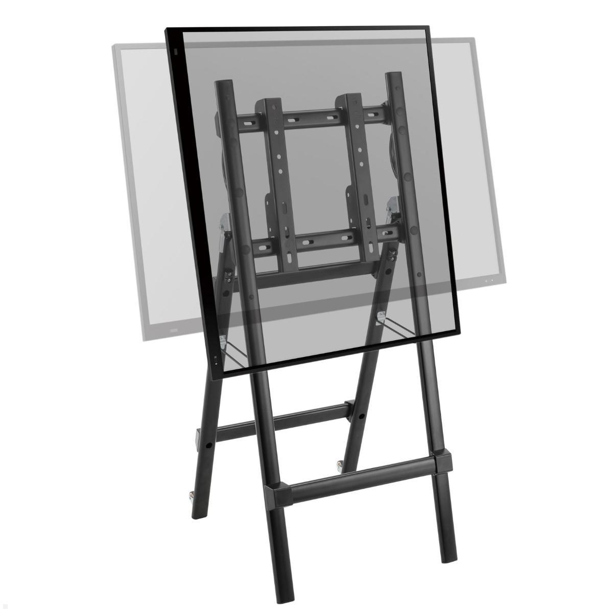 MonLines MBS021 Digital Signage Stand – Mobiler Kundenstopper für Displays bis 55 Zoll