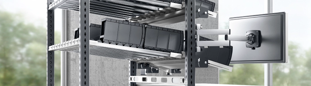 Traversenhalterung - Messe Monitorhalterung Traversenhalterung - Messe Monitorhalterung