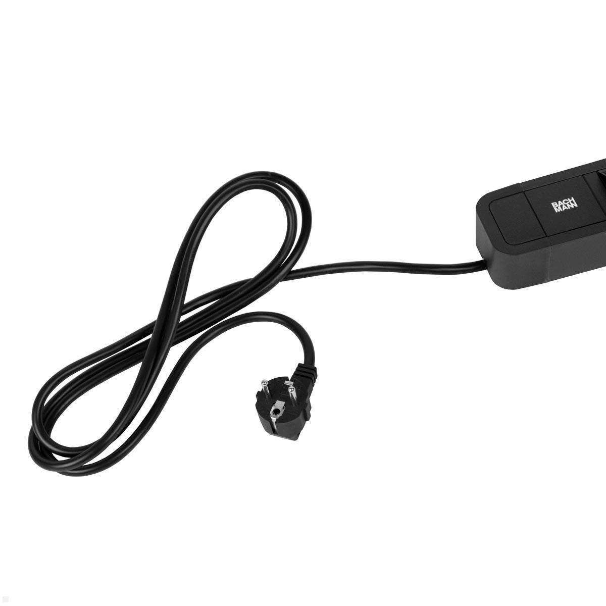Bachmann PRIMO 2 6-fach Steckdosenleiste CEE7/3, Kabel