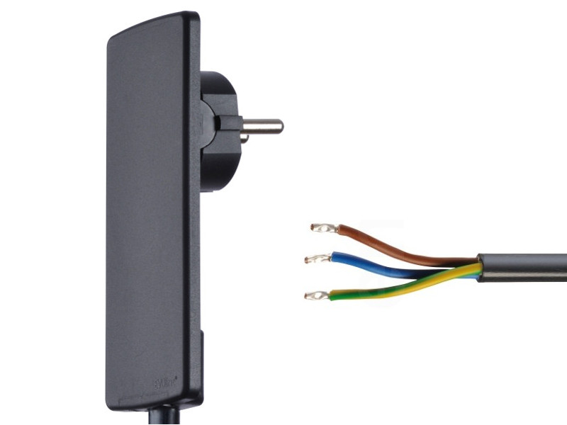 EVOline PlugFix mit Aderendhülsen front flacher Stecker Flachstecker EVOline PlugFix mit Aderendhülsen front flacher Stecker Flachstecker
