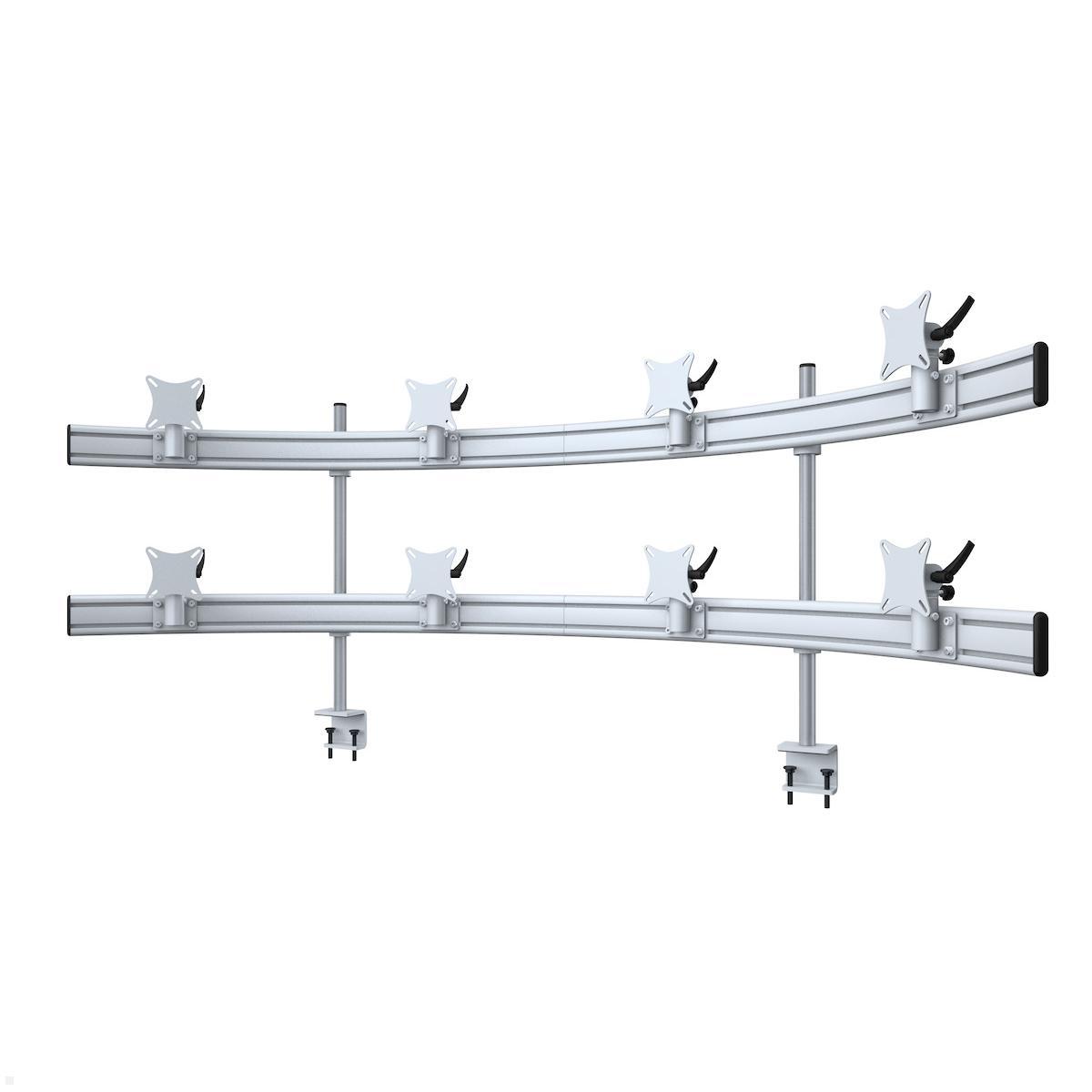 MonLines MTH220G Para 4+4 Monitorhalterung Tischklemme bis 24 Zoll, grau MonLines MTH220G Para 4+4 Monitorhalterung Tischklemme bis 24 Zoll, grau