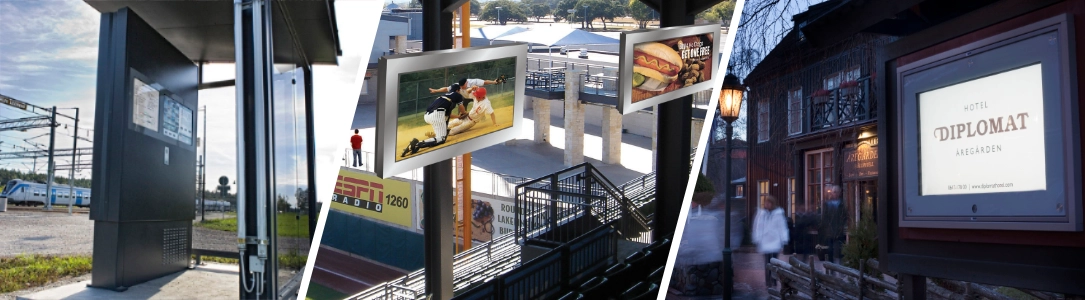 Digital Signage - Stelen / Kiosk Systeme für Outdoor Bereich Digital Signage - Stelen / Kiosk Systeme für Outdoor Bereich