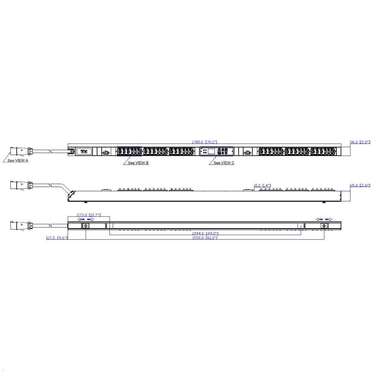 Legrand Raritan iX Rack-PDU 0U, PDU hot-swap Controller