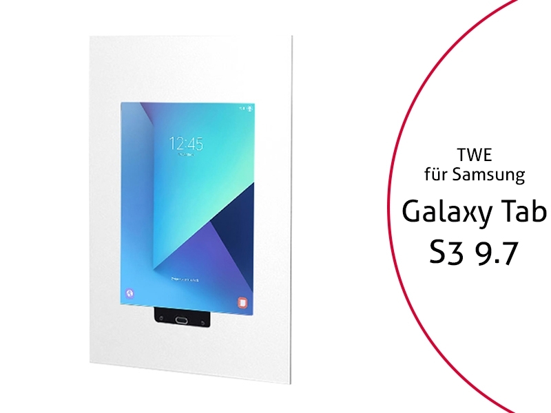 TabLines TWE039W Tablet Wandeinbau für Samsung Tab S3 9.7 HB, weiß TabLines TWE039W Tablet Wandeinbau für Samsung Tab S3 9.7 HB, weiß
