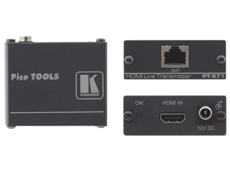 Kramer PT-571 Twisted Pair Übertrager für HDMI Ansichten Kramer PT-571 Twisted Pair Übertrager für HDMI Ansichten