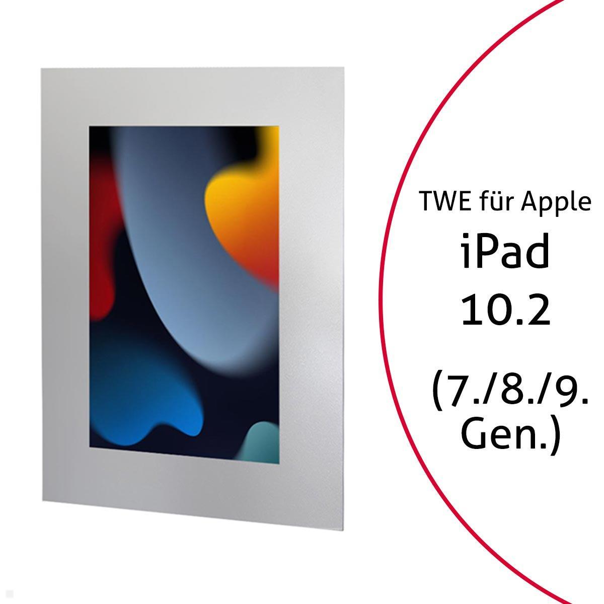 TabLines TWE087S Tablet Wandeinbau für Apple iPad 10.2 (7./8./9. Gen.), silber TabLines TWE087S Tablet Wandeinbau für Apple iPad 10.2 (7./8./9. Gen.), silber