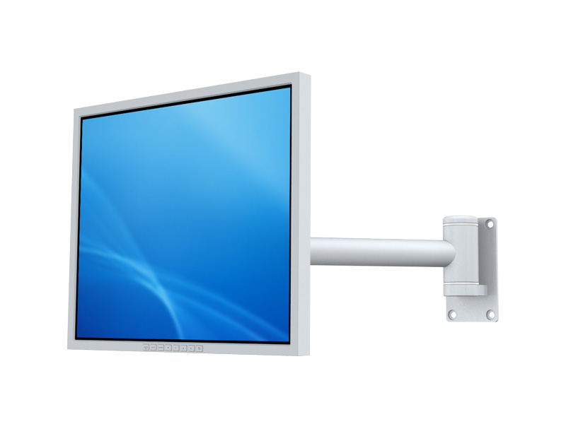 MonLines TFT-Star Monitor Wandhalterung fix grau schwenkbar