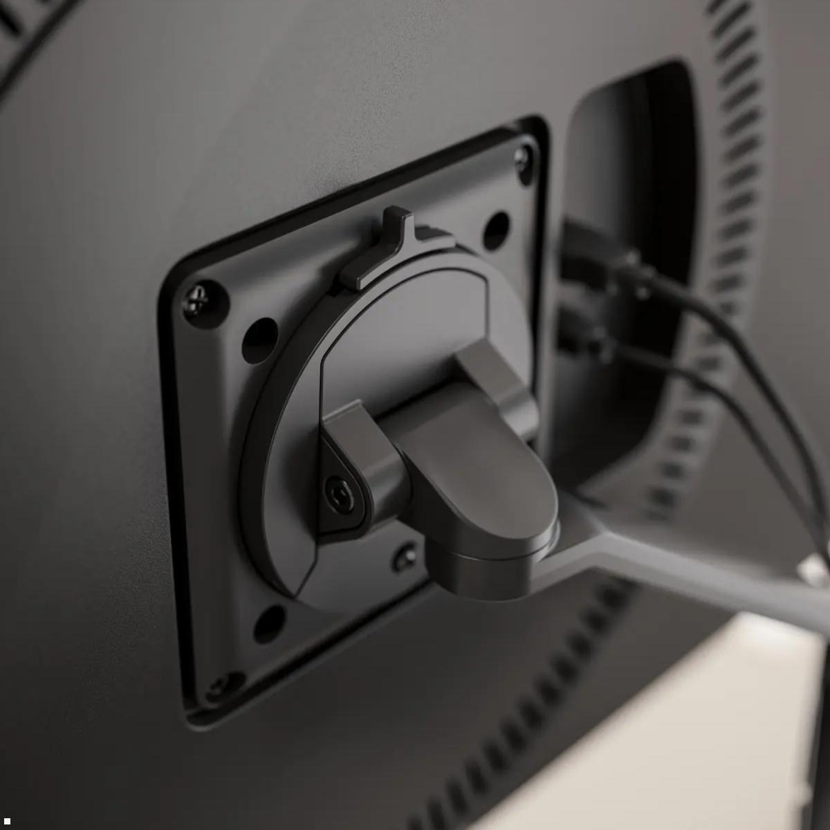 Novus Clu II Monitorarm ohne Befestigung, silber/anthrazit (990+2109+000), Monitorarm ohne Befestigung