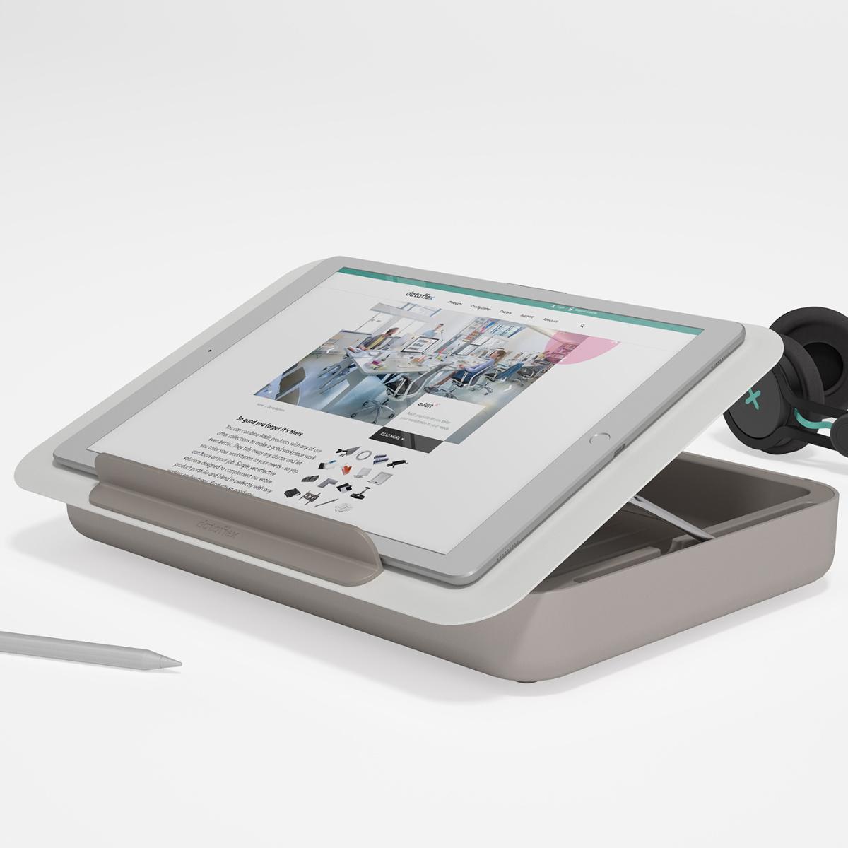 Dataflex Bento ergonomische Toolbox weiß (45.900) als Ablage