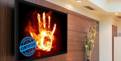 Brandschutz Monitore in Fluchtwegen & Rettungswegen Monitor Schutzgehäuse