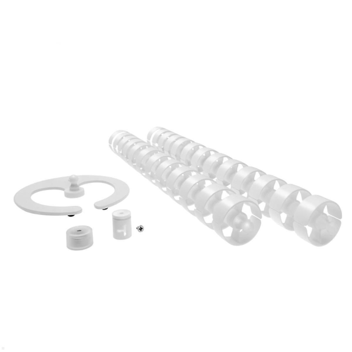 Kabelschlange für den Schreibtisch, TecLines, 1m, weiß Kabelschlange für den Schreibtisch, TecLines, 1m, weiß