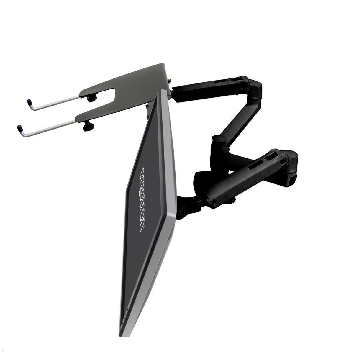 Monitor und Laptop Halterung Ergotron 45-345-224, schwarz Monitor und Laptop Halterung Ergotron 45-345-224, schwarz
