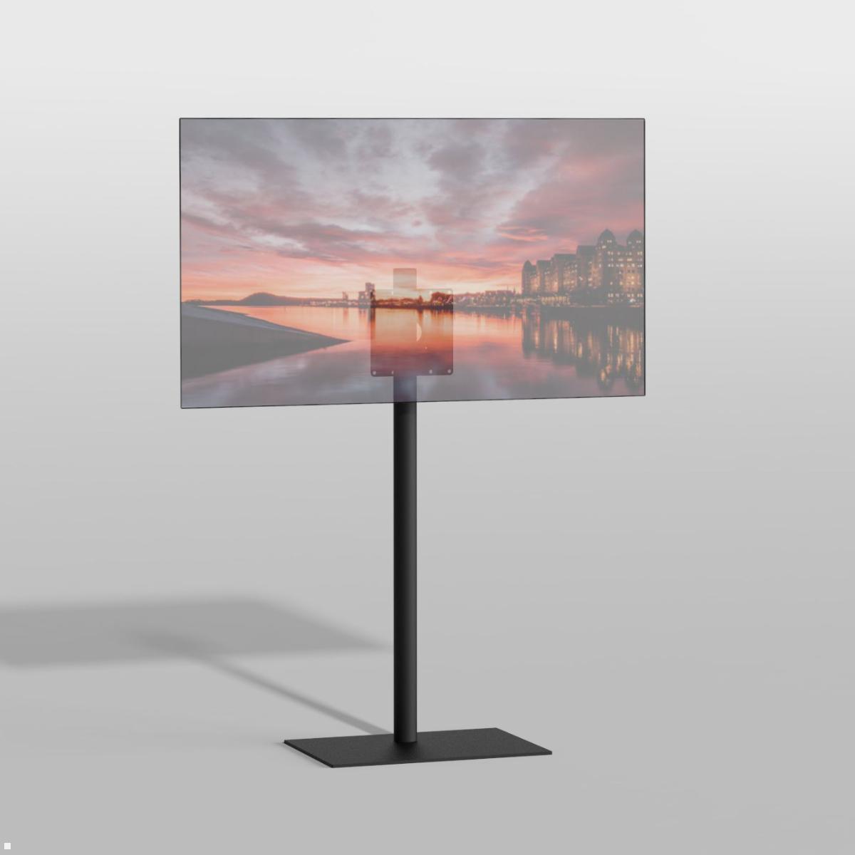 Cavus SQUARE120B22 TV Standfuß 32-65 Zoll, Säule 1200 mm, schwarz Anwendung Cavus SQUARE120B22 TV Standfuß 32-65 Zoll, Säule 1200 mm, schwarz Anwendung