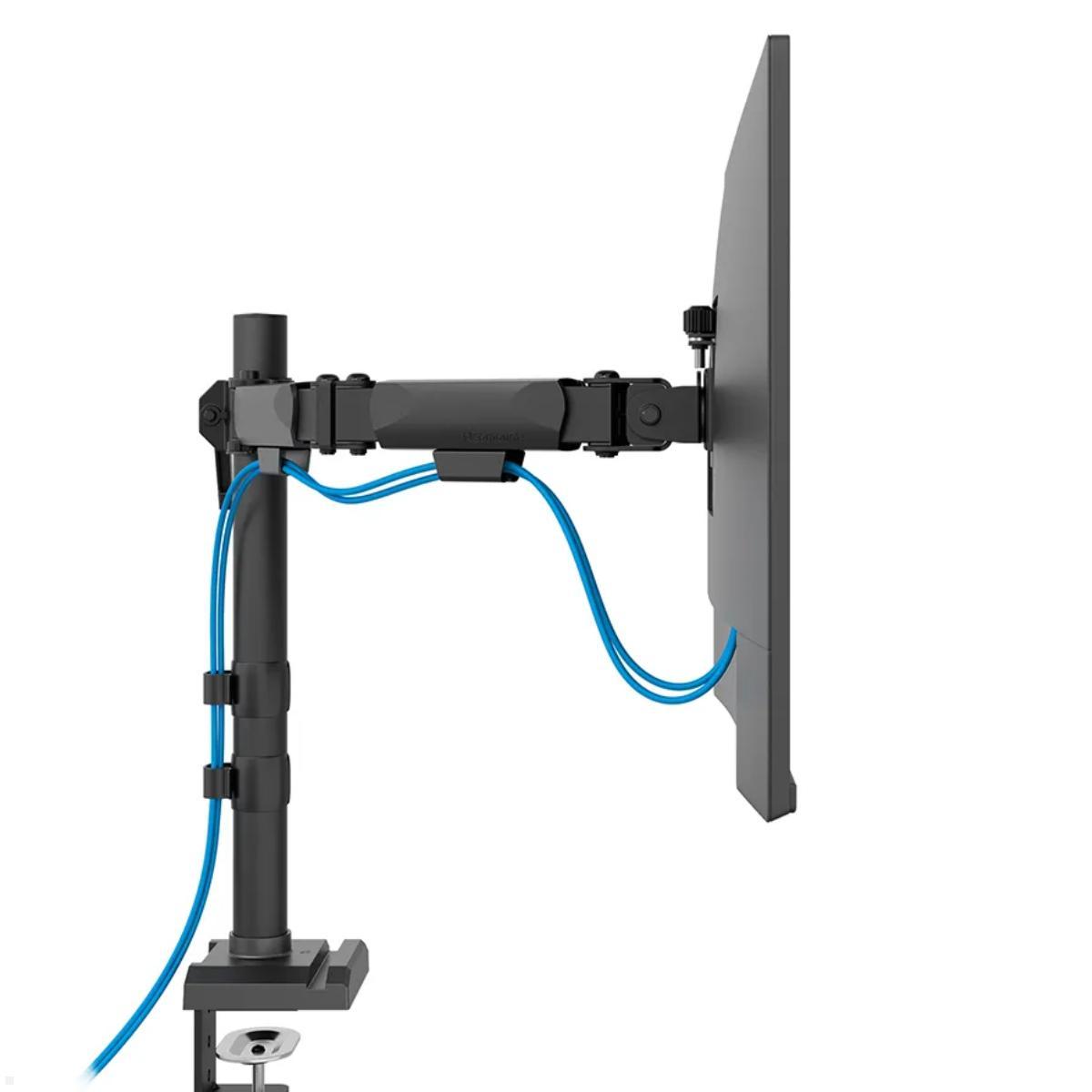 Neomounts NERO DS60-600BL2 Monitorhalter für 2 Monitore, Kabelmanagement