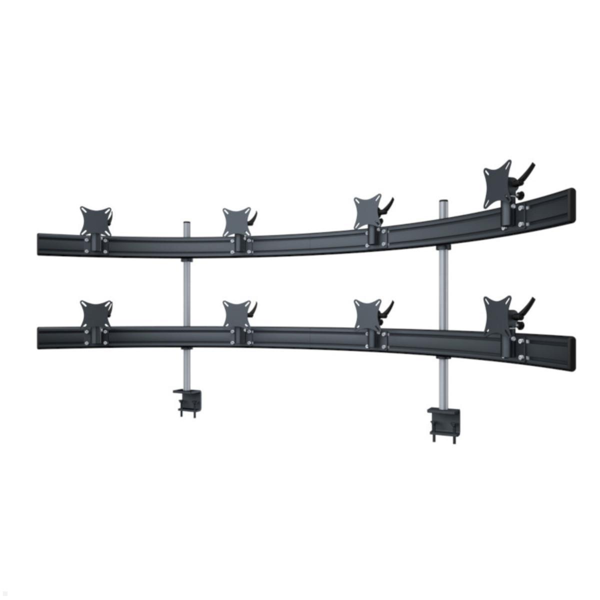 MonLines MTH220B Para 4+4 Monitorhalterung Tischklemme bis 24 Zoll, schwarz MonLines MTH220B Para 4+4 Monitorhalterung Tischklemme bis 24 Zoll, schwarz