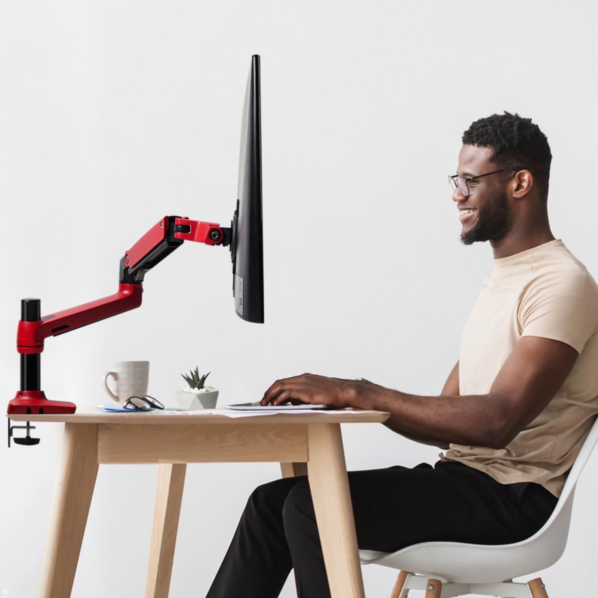 Ergotron LX Monitor Tischhalterung (45-490-285), ergonomisch