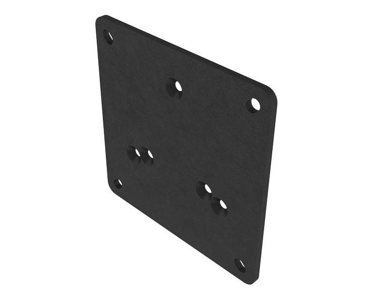 Dataflex 53.983 Viewmaster VESA Adapterplatte 75x75 auf 100x100mm front