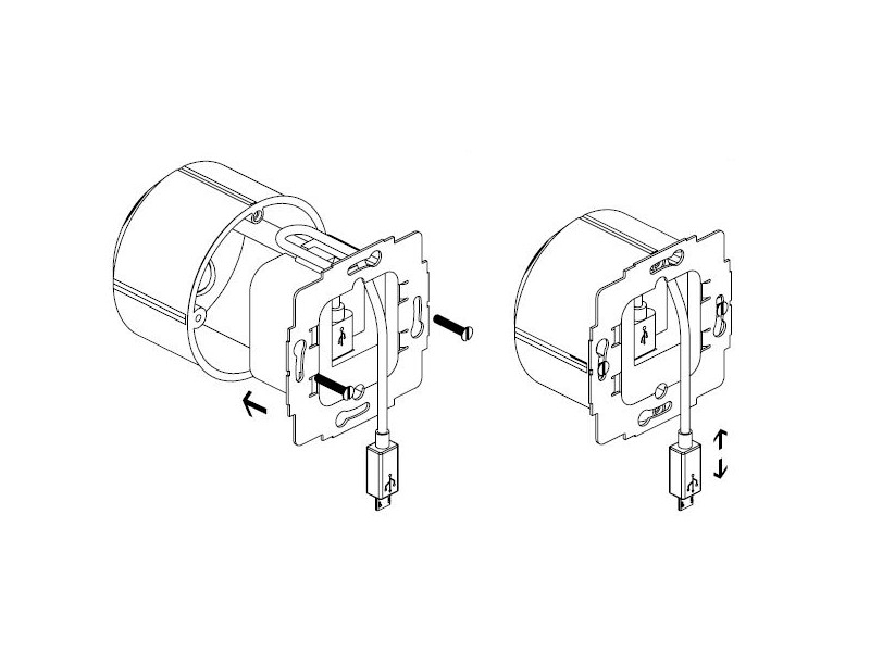 smart things Zubehör sCharge Unterputz Netzteil für sDock microUSB-Anschluss, Einbau smart things Zubehör sCharge Unterputz Netzteil für sDock microUSB-Anschluss, Einbau