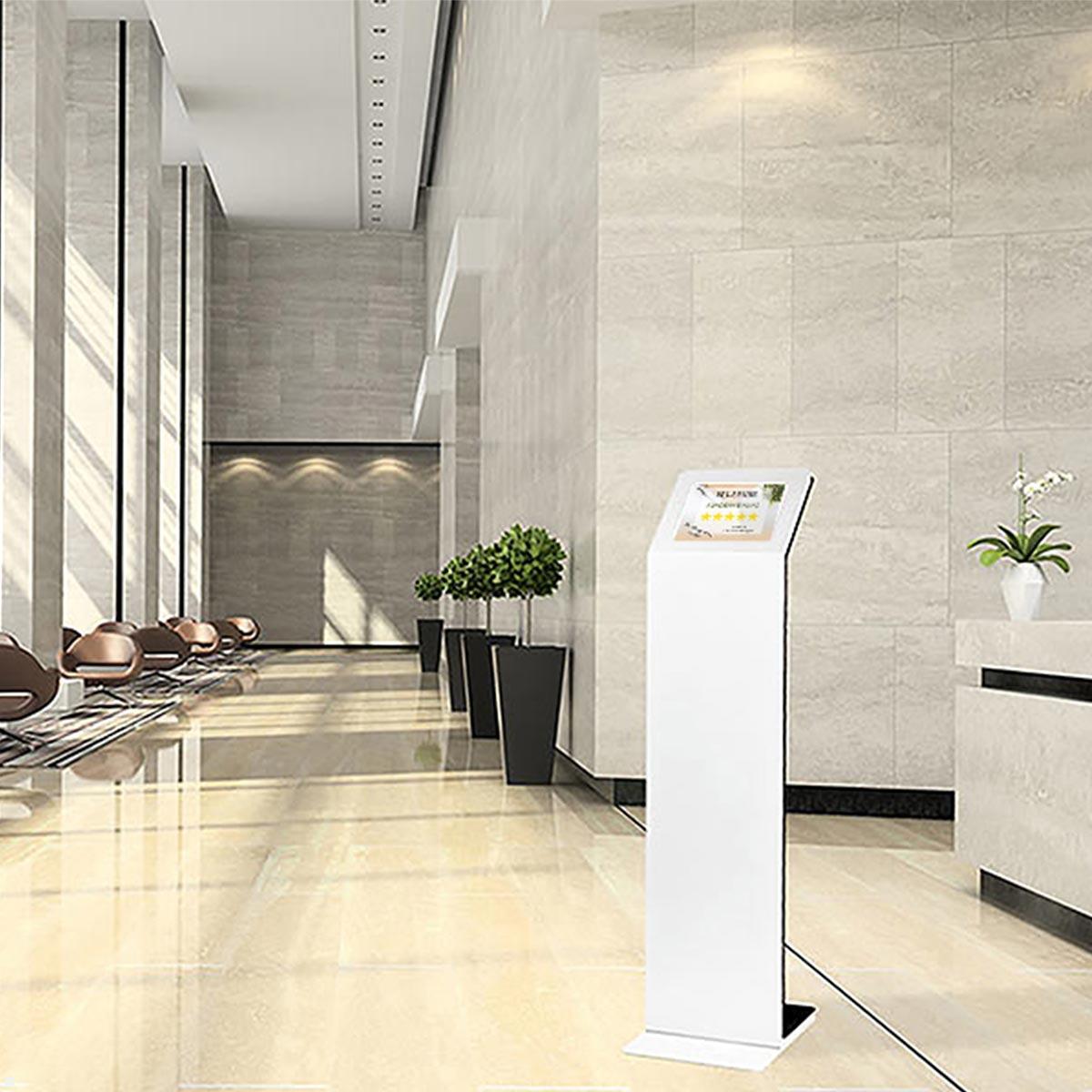 TabLines TBS110 Design Tabletständer quer für Samsung Tab S9 11.0, Anwendungsbeispiel TabLines TBS110 Design Tabletständer quer für Samsung Tab S9 11.0, Anwendungsbeispiel