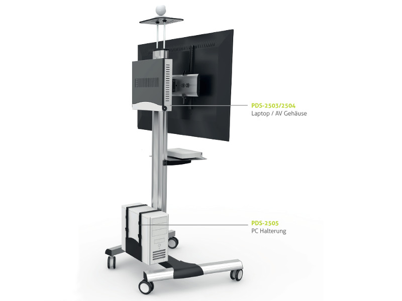 PureMounts PDS-2505 Zubehör PC Halterung PDS-2000 Serie Montage