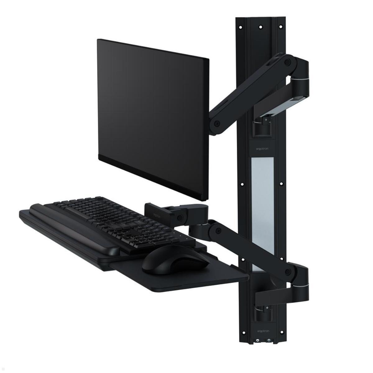 Ergotron LX Pro System Wandarbeitsplatz (45-696-292) bis 34 Zoll, schwarz 